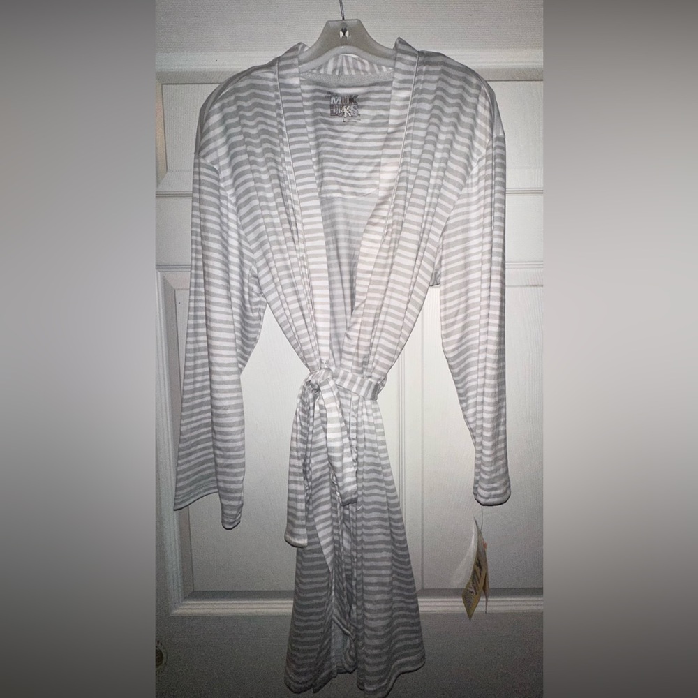 Muk Luks Robe Size Large Cloud Knit NWT